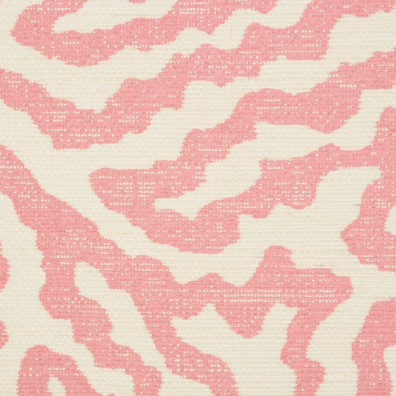 FLOWER SHOCK SISAL - PEONY Schumacher Wallpaper | Wallpaper FLOWER SHOCK SISAL PEONY Schumacher Wallpaper wallpaper - SKU 5009480