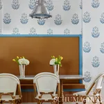 FLOWERET PAPERWEAVE PORCELAIN Schumacher Wallpaper wallpaper - SKU 5008922