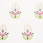 FLOWERET PAPERWEAVE SPRING Schumacher Wallpaper wallpaper - SKU 5008921