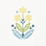 FLOWERET PAPERWEAVE SUMMER Schumacher Wallpaper wallpaper - SKU 5008920