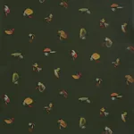 FLY FISHING FOREST GREEN Schumacher Wallpaper wallpaper - SKU 5016991