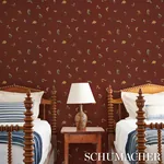 FLY FISHING RUSSET Schumacher Wallpaper wallpaper - SKU 5016992