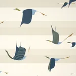 FLYING WEST BLUE Schumacher Wallpaper wallpaper - SKU 5015851