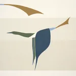 FLYING WEST BLUE Schumacher Wallpaper wallpaper - SKU 5015851