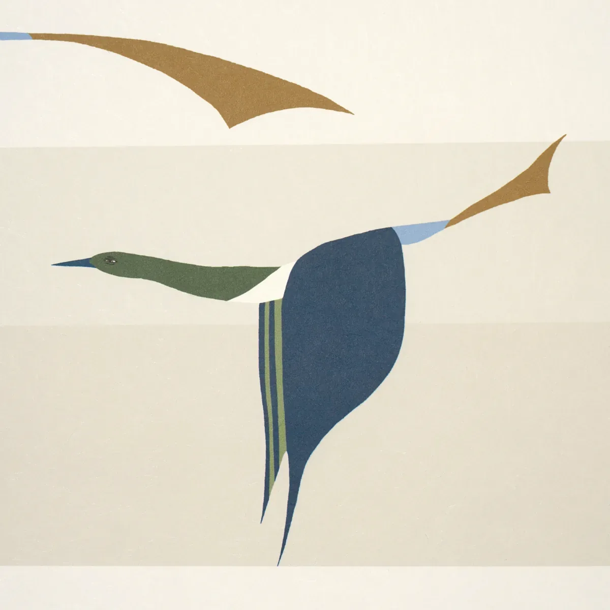 FLYING WEST BLUE Schumacher Wallpaper wallpaper - SKU 5015851