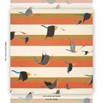 FLYING WEST ORANGE Schumacher Wallpaper wallpaper - SKU 5015852