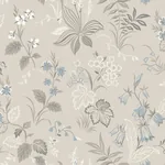 FOLKLORE - DOVE AND BLUE Schumacher Wallpaper | Wallpaper Tw FOLKLORE DOVE AND BLUE Schumacher Wallpaper wallpaper - SKU 3263