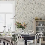 FOLKLORE IVORY AND MULTI Schumacher Wallpaper wallpaper - SKU 3261