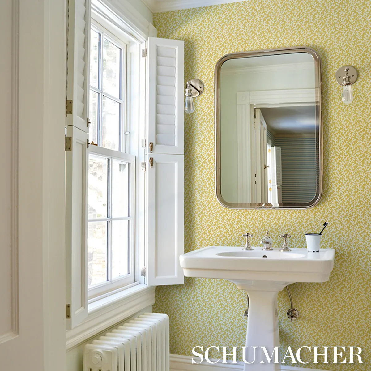 FOLLY - MIMOSA Schumacher Wallpaper | Wallpaper Twins FOLLY MIMOSA Schumacher Wallpaper wallpaper - SKU 5008007