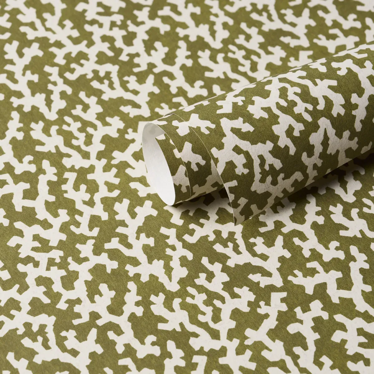 FOLLY OLIVE Schumacher Wallpaper wallpaper - SKU 5008008