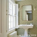 FOLLY OLIVE Schumacher Wallpaper wallpaper - SKU 5008008