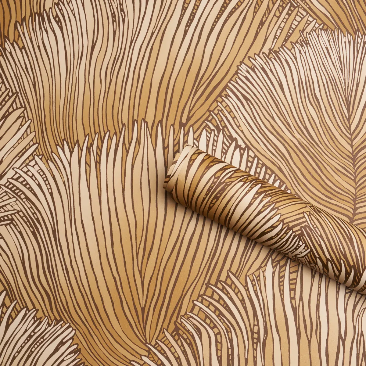 FONDALE GOLD Schumacher Wallpaper wallpaper - SKU 5012653