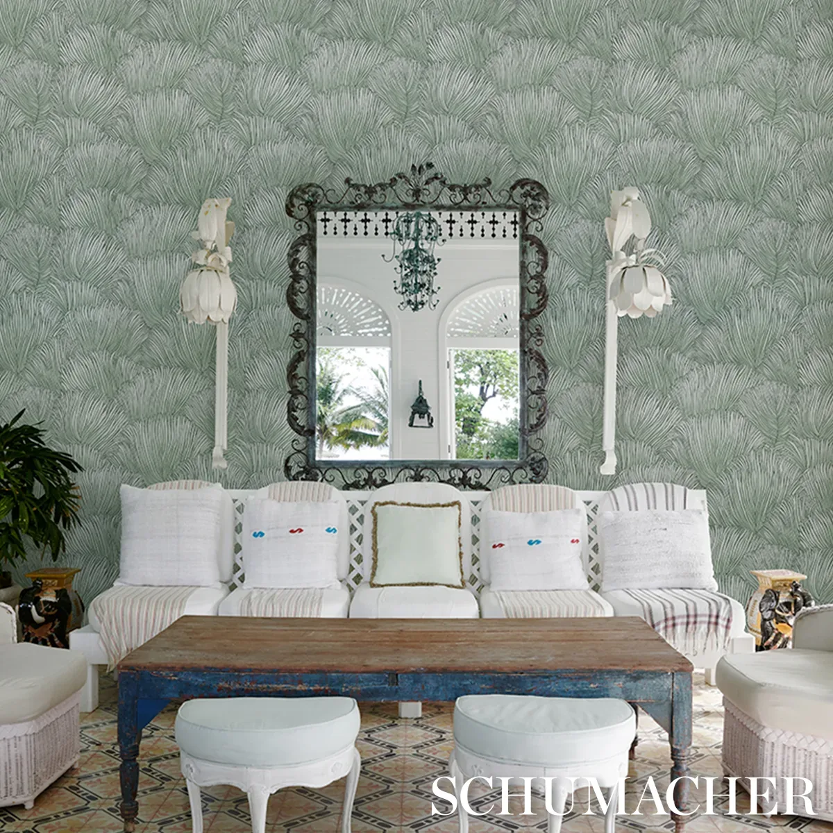 FONDALE - MINERAL Schumacher Wallpaper | Wallpaper Twins FONDALE MINERAL Schumacher Wallpaper wallpaper - SKU 5012655