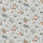 FOREST FRIENDS MURAL MULTI Schumacher Wallpaper wallpaper - SKU 7480