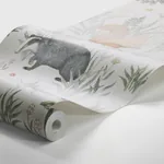FOREST FRIENDS MURAL MULTI Schumacher Wallpaper wallpaper - SKU 7480
