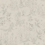 FOREST FRIENDS STONE Schumacher Wallpaper wallpaper - SKU 6922