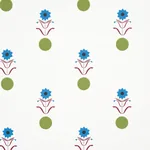 FORGET ME DOTS BLUE & PLUM Schumacher Wallpaper wallpaper - SKU 5015882