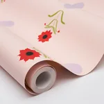 FORGET ME DOTS PINK Schumacher Wallpaper wallpaper - SKU 5015881