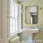 FRANCES SCALLOP FLORAL - DOCUMENT Schumacher Wallpaper | Wal FRANCES SCALLOP FLORAL DOCUMENT Schumacher Wallpaper wallpaper - SKU 5015961