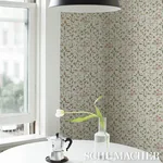 FRANCES SCALLOP FLORAL - PETAL Schumacher Wallpaper | Wallpa FRANCES SCALLOP FLORAL PETAL Schumacher Wallpaper wallpaper - SKU 5015960