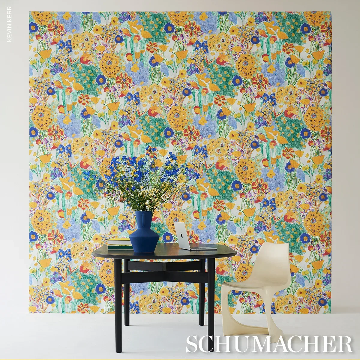 FRANK'S GARDEN - PRIMARY Schumacher Wallpaper | Wallpaper Tw FRANK'S GARDEN PRIMARY Schumacher Wallpaper wallpaper - SKU 5016420