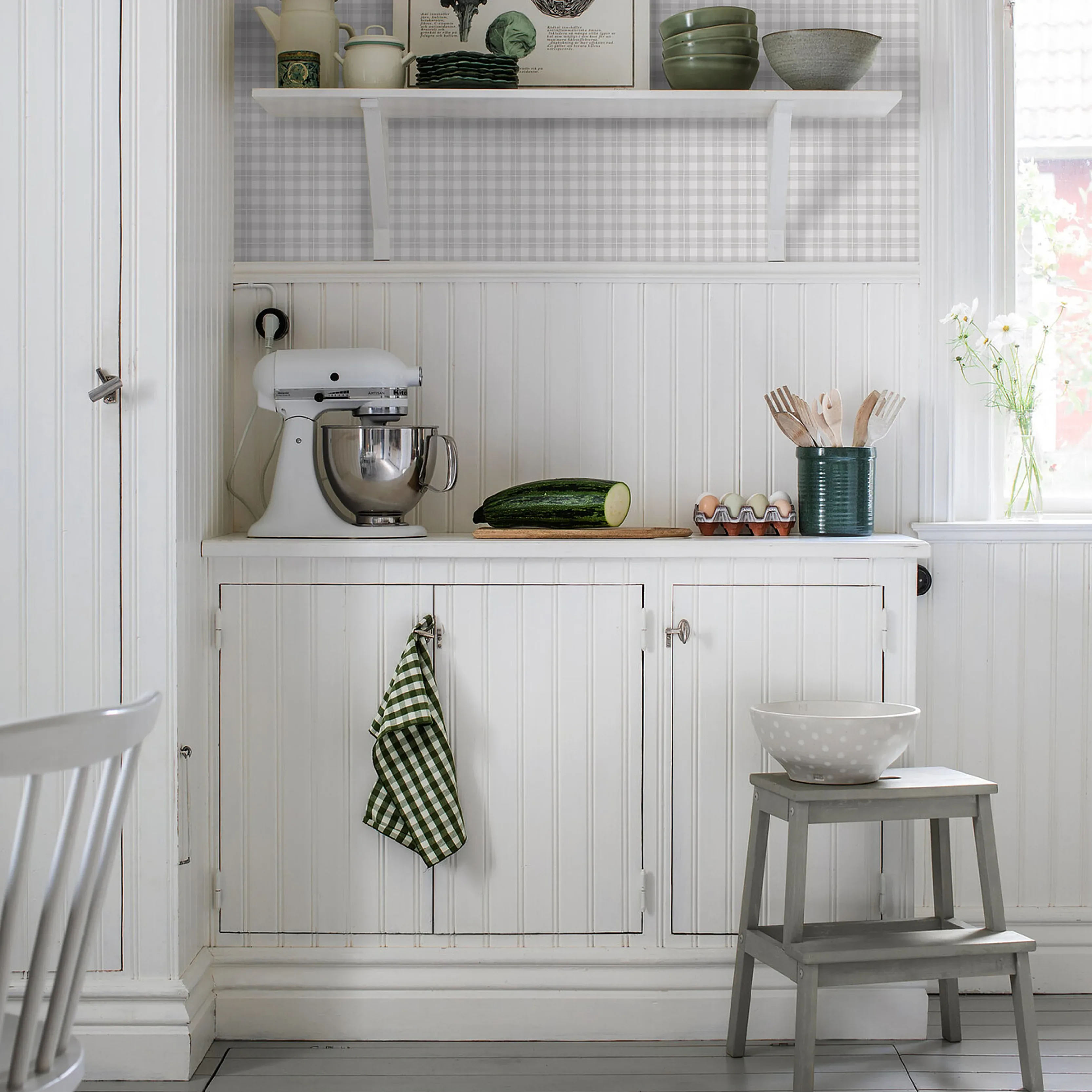 FRIDA GREY Schumacher Wallpaper wallpaper - SKU 7676