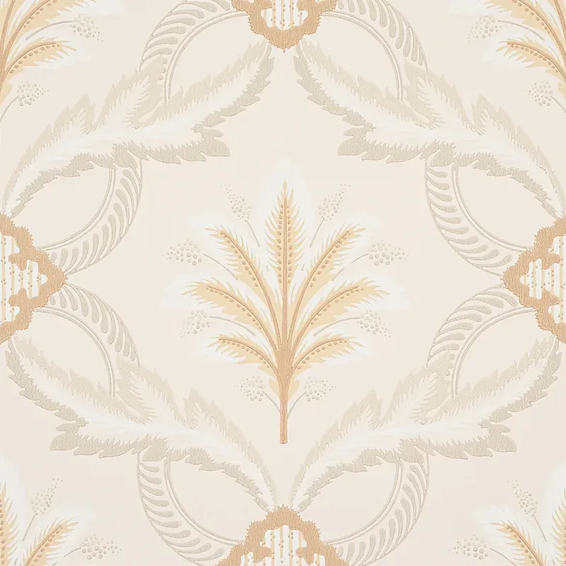 FRONT WALTZ GREY & GOLD Schumacher Wallpaper wallpaper - SKU 5013151