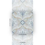 FRONT WALTZ LIGHT BLUE Schumacher Wallpaper wallpaper - SKU 5013152