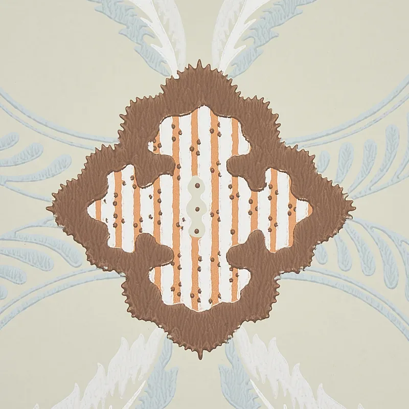 FRONT WALTZ SAGE Schumacher Wallpaper wallpaper - SKU 5013150