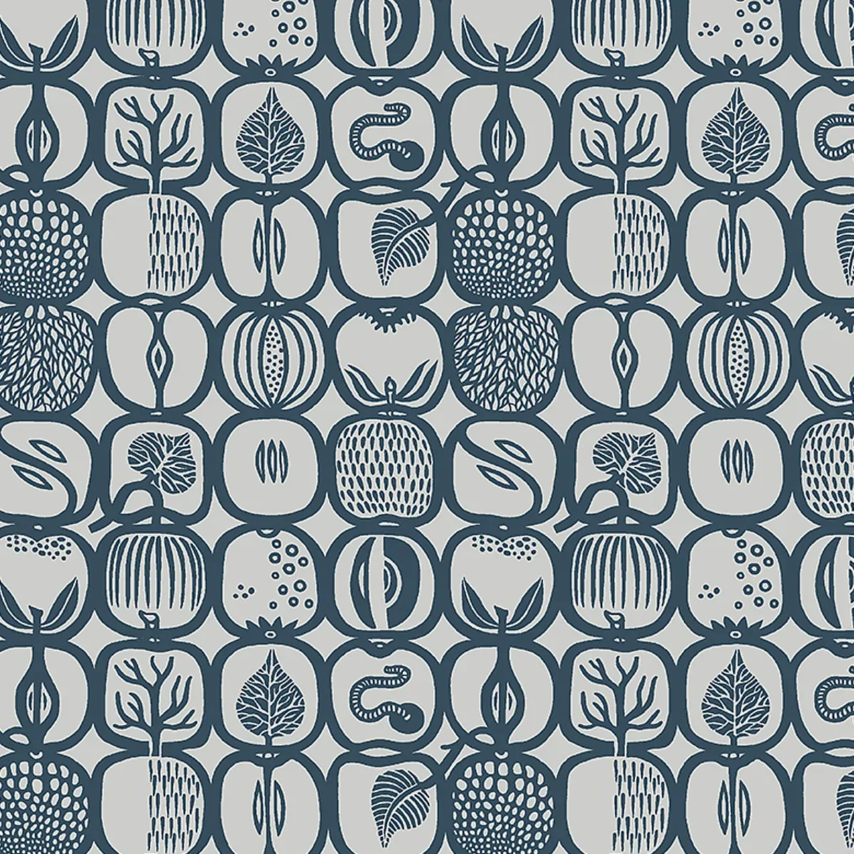 FRUKTLÅDA SLATE Schumacher Wallpaper wallpaper - SKU 1973