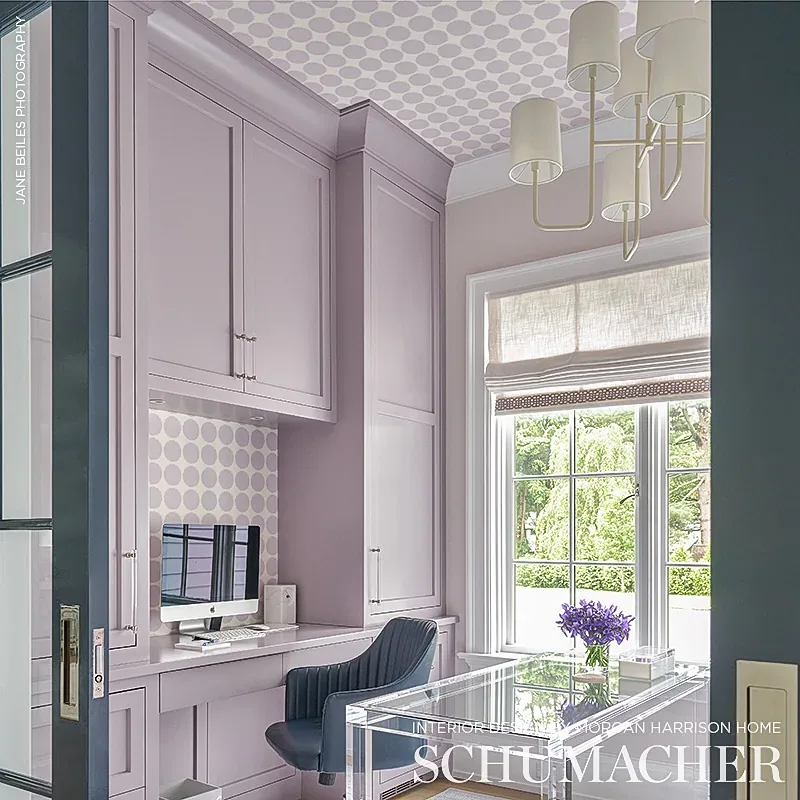 FUZZ LAVENDER Schumacher Wallpaper wallpaper - SKU 5009581