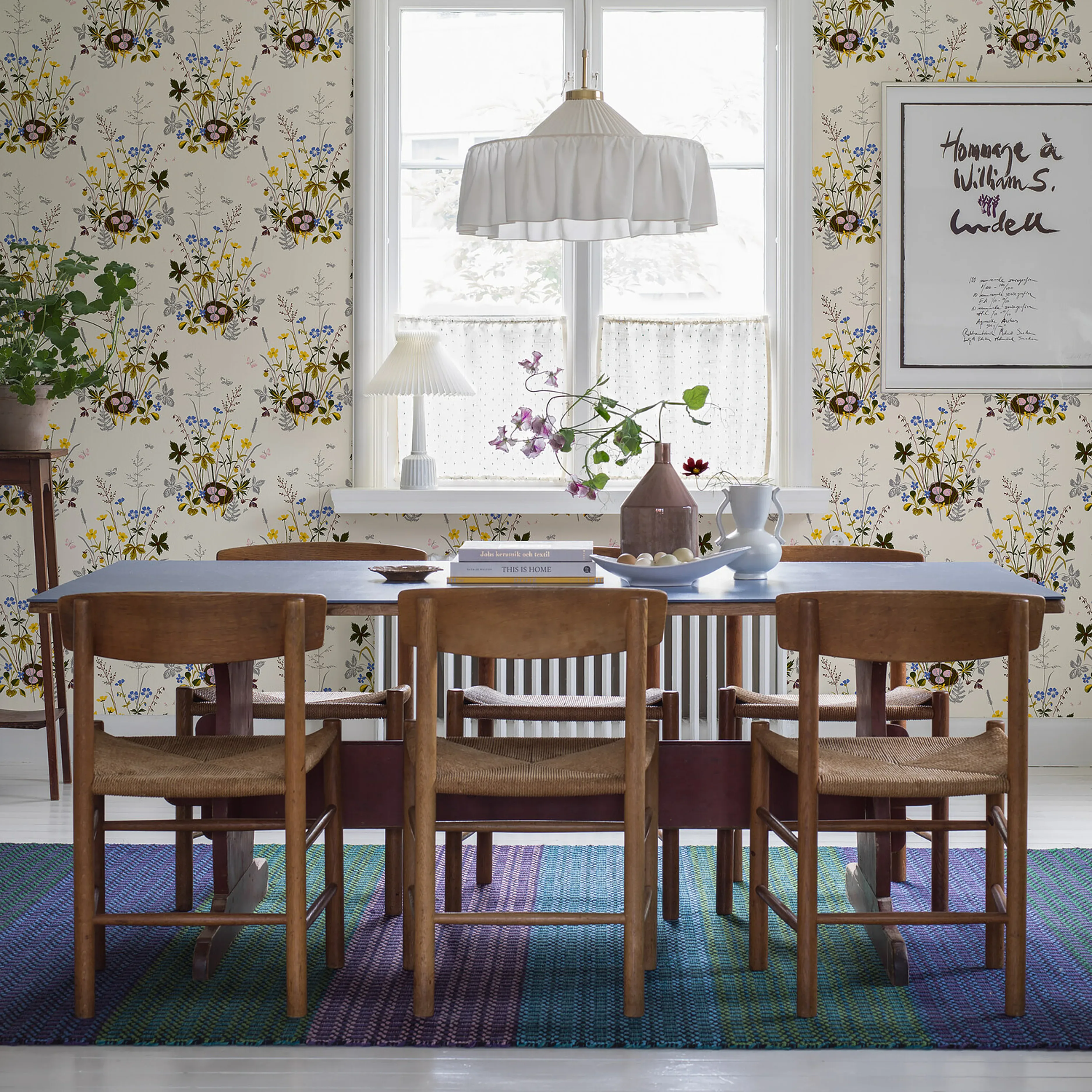 FÅGELBO - MULTI Schumacher Wallpaper | Wallpaper Twins FÅGELBO MULTI Schumacher Wallpaper wallpaper - SKU 1961