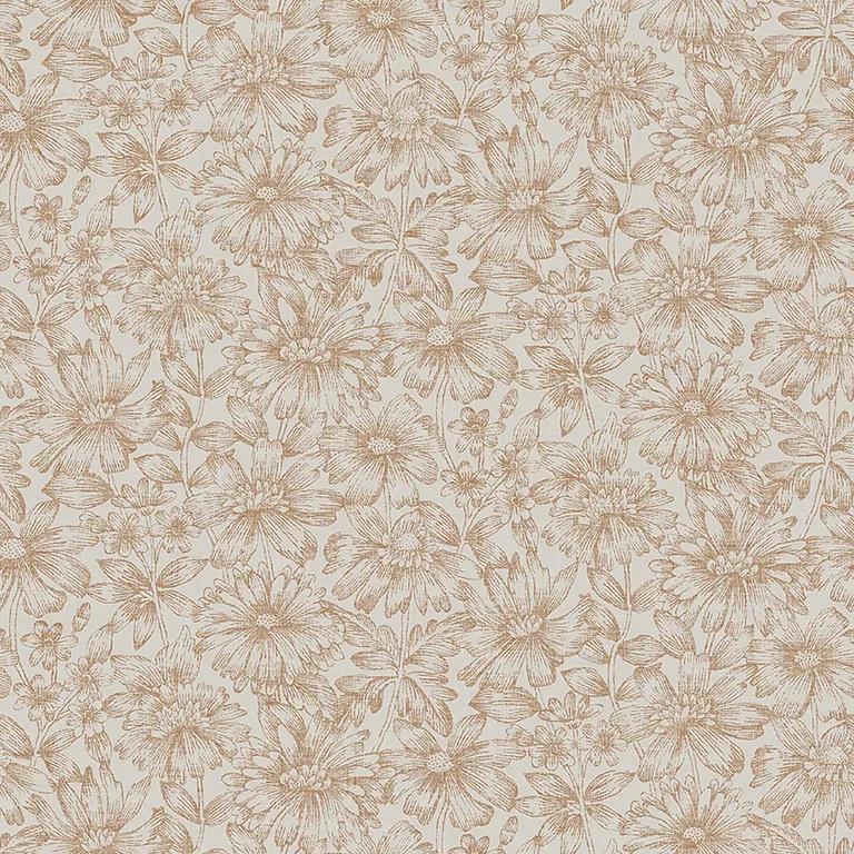 Schumacher GABRIELLA wallpaper, color CLAY, SKU 3973