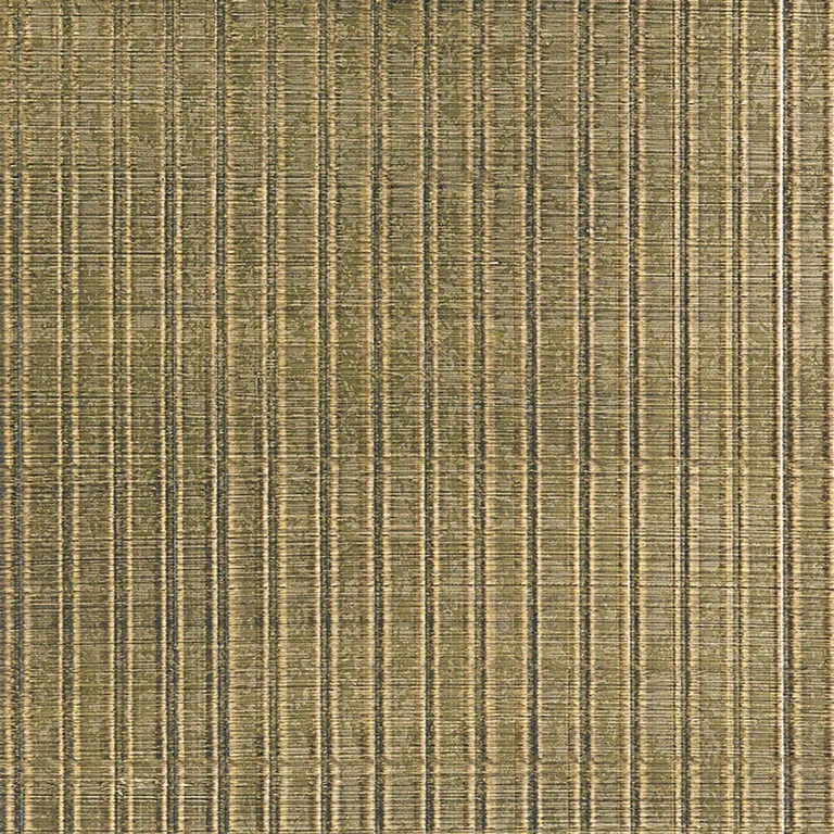 Schumacher GALVANIZED RIB wallpaper, color BURNISHED GOLD, SKU 5007362
