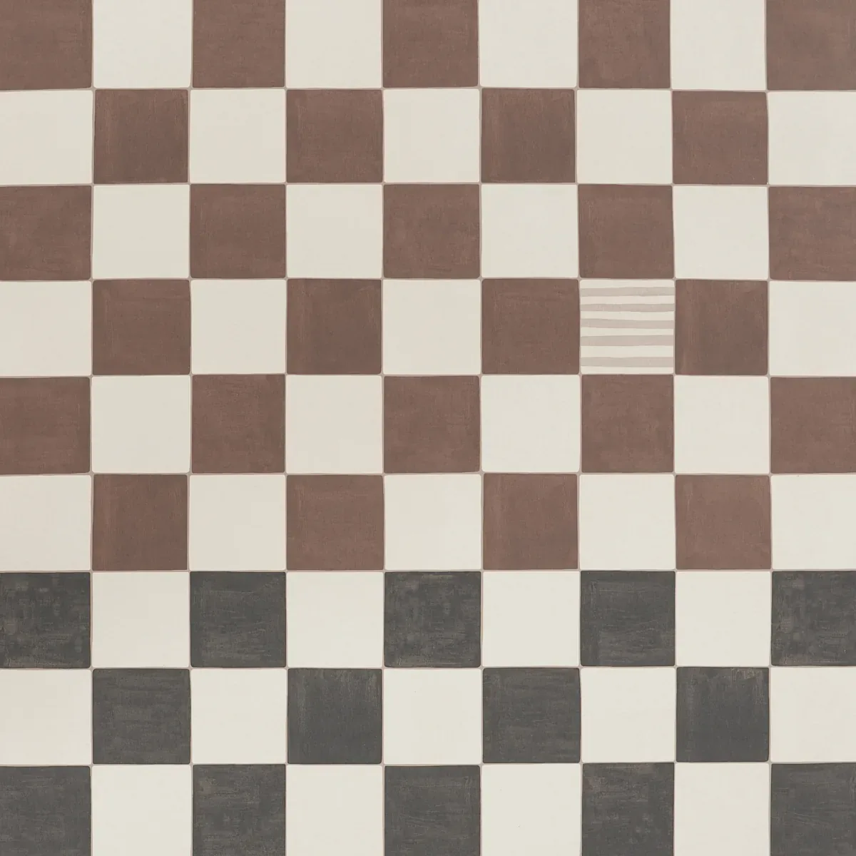 Gambit Panel COCOA & CHARCOAL Schumacher Wallpaper wallpaper - SKU 5014263