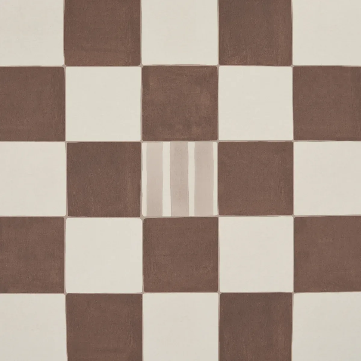 Gambit Panel COCOA & CHARCOAL Schumacher Wallpaper wallpaper - SKU 5014263