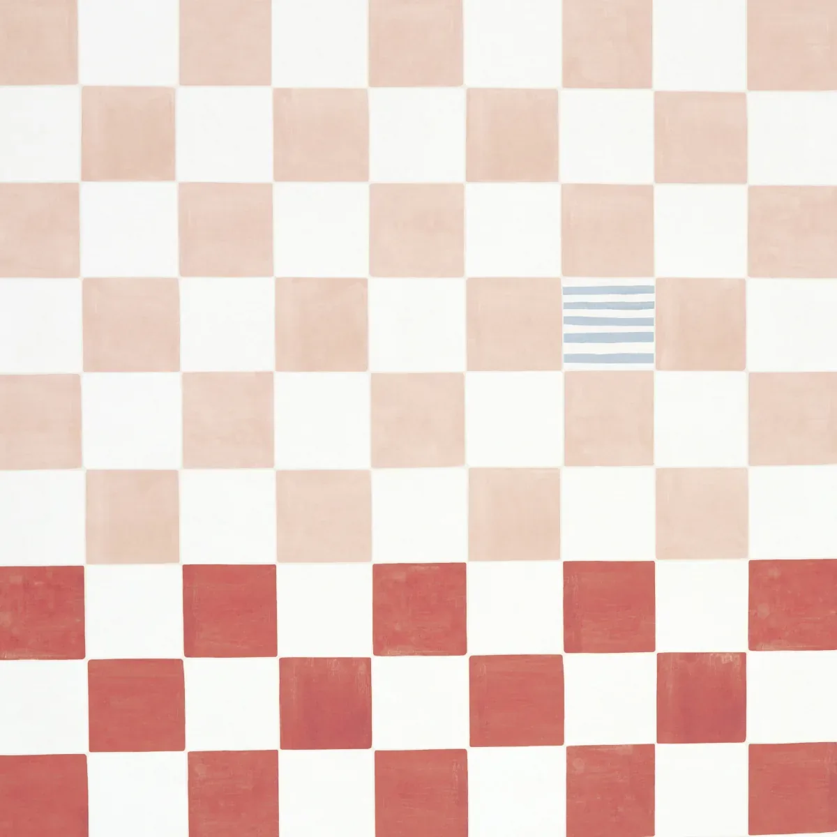 GAMBIT PANEL EARTHY PINK & RED Schumacher Wallpaper wallpaper - SKU 5014265
