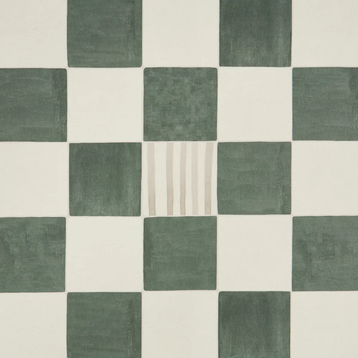 Gambit Panel SAGE & DEEP GREEN Schumacher Wallpaper wallpaper - SKU 5014262