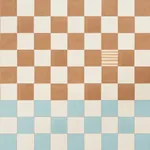 Gambit Panel - TEAL & EARTHY BROWN Schumacher Wallpaper | Wa Gambit Panel TEAL & EARTHY BROWN Schumacher Wallpaper wallpaper - SKU 5014260