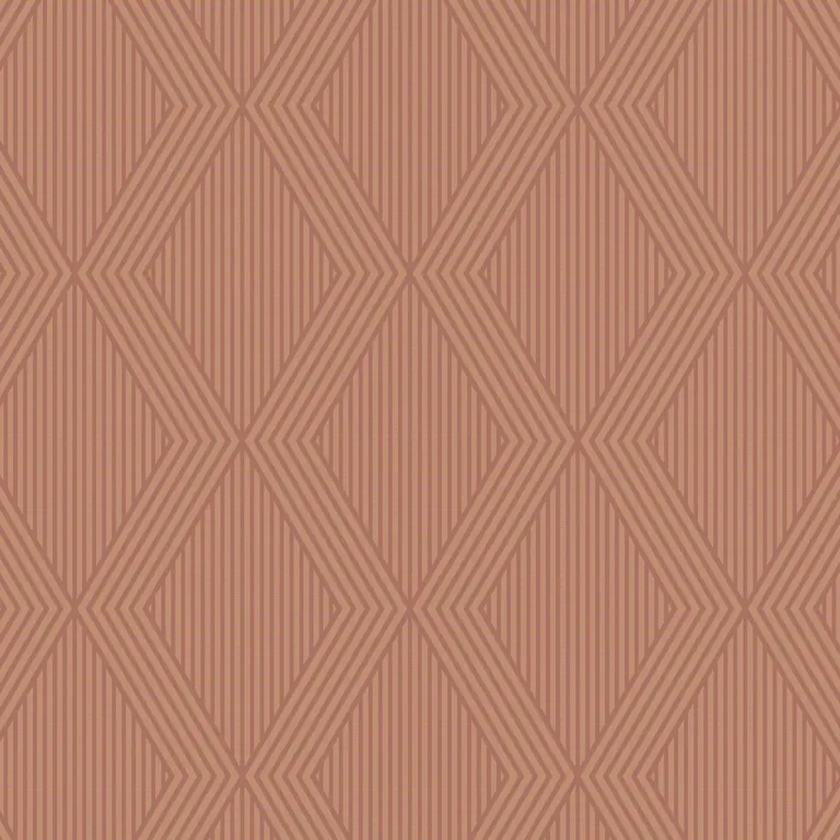 Schumacher GARBO wallpaper, color TERRACOTTA AND GOLD, SKU 2014