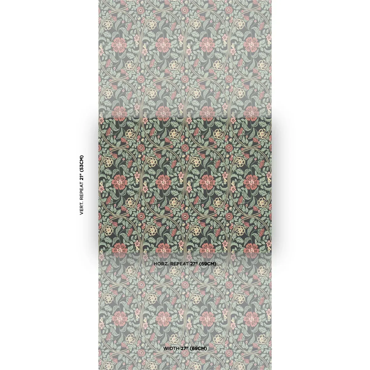 GARDEN GUILD MIDNIGHT Schumacher Wallpaper wallpaper - SKU 5016270