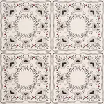 GARDEN OF HEARTS BLACK & IVORY Schumacher Wallpaper wallpaper - SKU 5017860