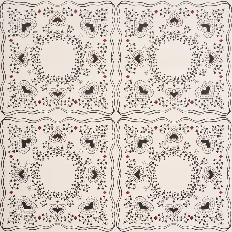Schumacher GARDEN OF HEARTS wallpaper