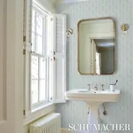 GARDENIA - EGG BLUE Schumacher Wallpaper | Wallpaper Twins GARDENIA EGG BLUE Schumacher Wallpaper wallpaper - SKU 5014921