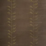 GEO LEAF SISAL METALLIC GOLD & SEPIA Schumacher Wallpaper wallpaper - SKU 5016701