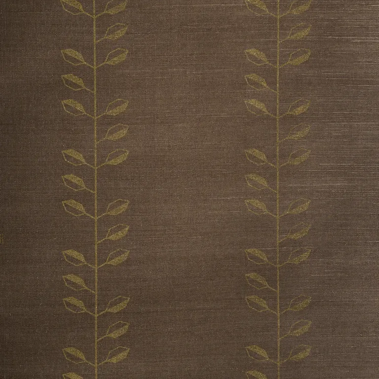 Schumacher GEO LEAF SISAL wallpaper