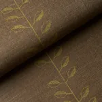GEO LEAF SISAL METALLIC GOLD & SEPIA Schumacher Wallpaper wallpaper - SKU 5016701