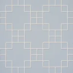 GEORGETTE TRELLIS LIGHT BLUE Schumacher Wallpaper wallpaper - SKU 5016501