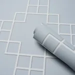 GEORGETTE TRELLIS LIGHT BLUE Schumacher Wallpaper wallpaper - SKU 5016501