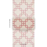 GEORGETTE TRELLIS - RED Schumacher Wallpaper | Wallpaper Twi GEORGETTE TRELLIS RED Schumacher Wallpaper wallpaper - SKU 5016502